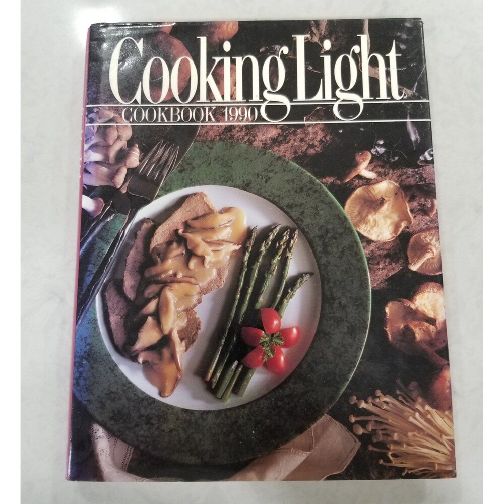 Vintage Cooking Light hardcover book cookbook first Printing 1989